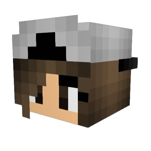 CertifiedOutcast Minecraft avatar head, 3D render
