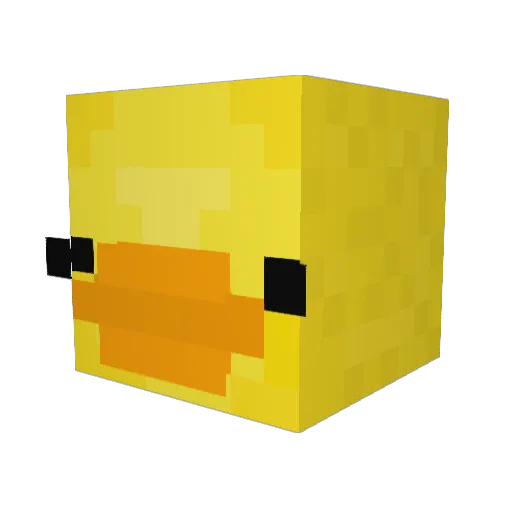 Ces_ia Minecraft avatar head, 3D render