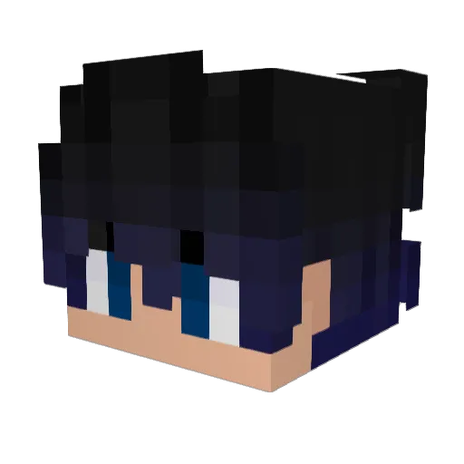 CesarBll14 Minecraft avatar head, 3D render