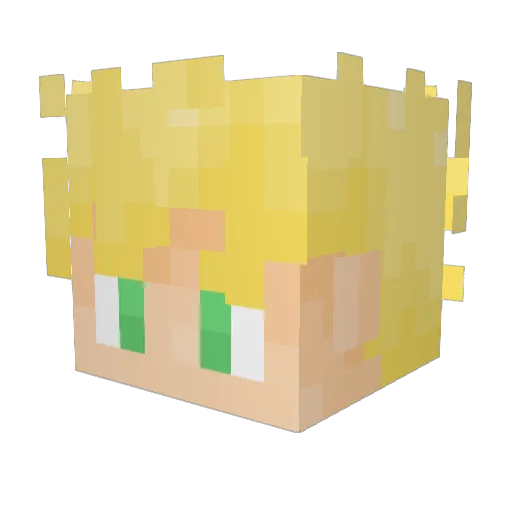 CesarGamer2003 Minecraft avatar head, 3D render