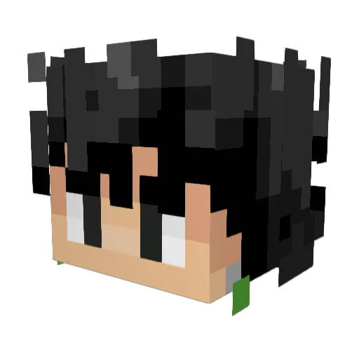 CesarGamer88 Minecraft avatar head, 3D render