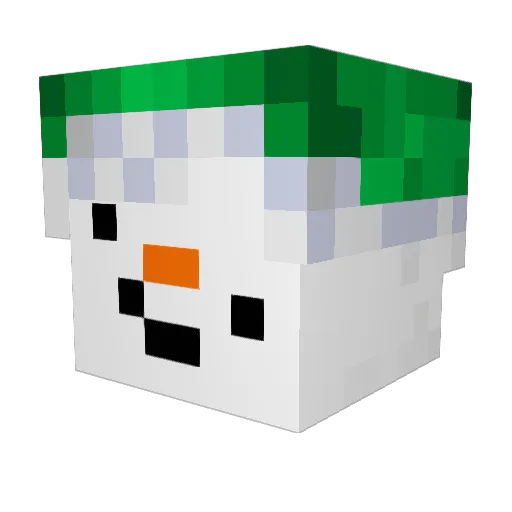 CesarLeVrai Minecraft avatar head, 3D render