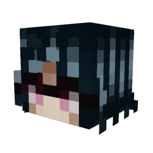 CesarMori Minecraft avatar head, 3D render