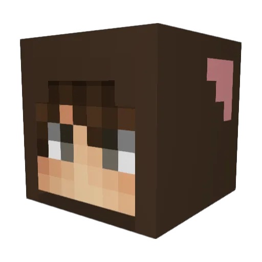 CesarRz08 Minecraft avatar head, 3D render