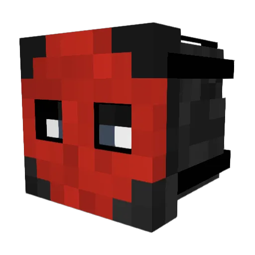 Cesarrioss Minecraft avatar head, 3D render
