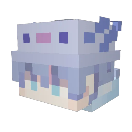 Ceso4 Minecraft avatar head, 3D render