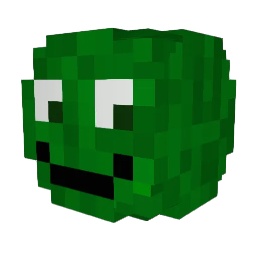 Cetelem33600 Minecraft avatar head, 3D render