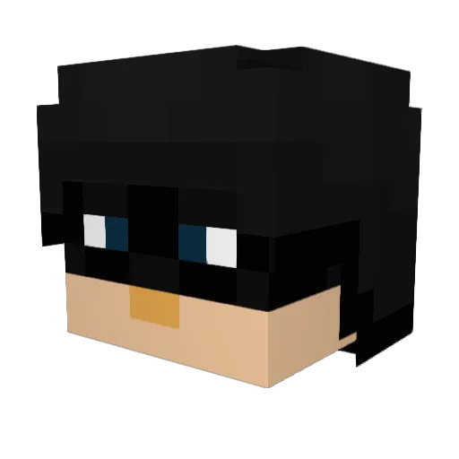 CettyWap Minecraft avatar head, 3D render