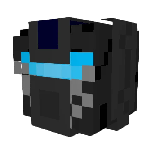 CevVile Minecraft avatar head, 3D render