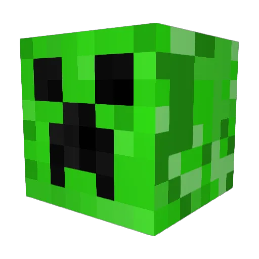 Cevelon Minecraft avatar head, 3D render