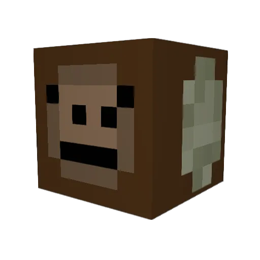 CevenUp Minecraft avatar head, 3D render