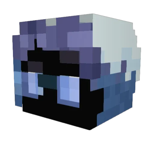 Ceymeo Minecraft avatar head, 3D render