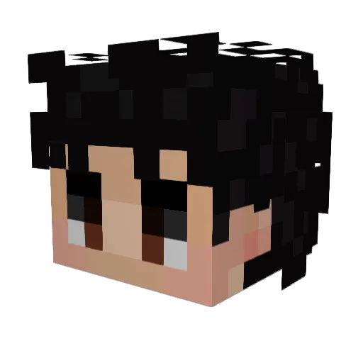Cez2ar Minecraft avatar head, 3D render