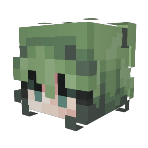 CezCez_213 Minecraft avatar head, 3D render