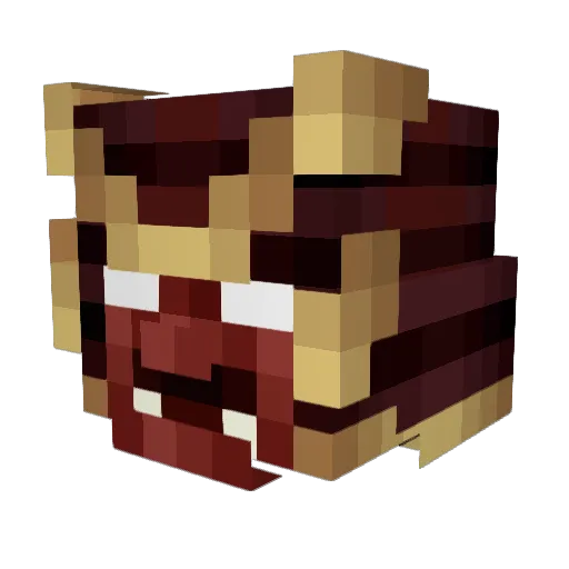 Cezar700 Minecraft avatar head, 3D render