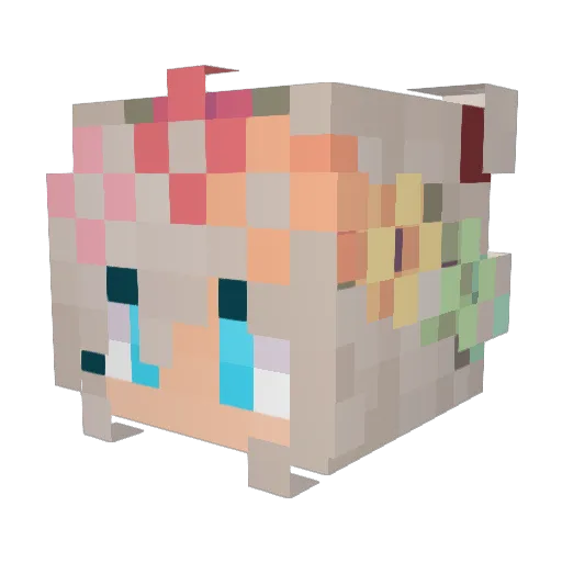 Cezary_K Minecraft avatar head, 3D render