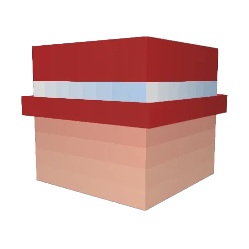Cezixx_ Minecraft avatar head, 3D render