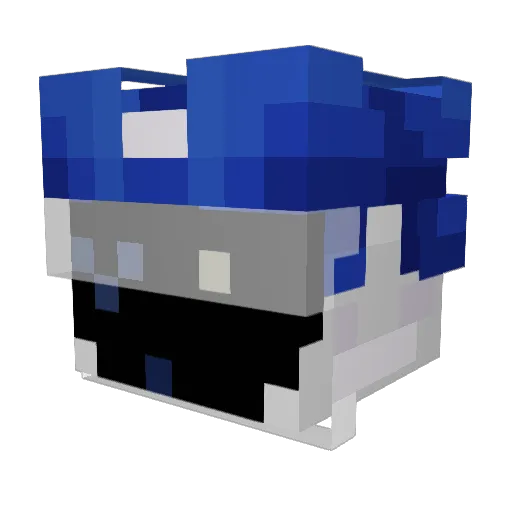 Cezuno Minecraft avatar head, 3D render