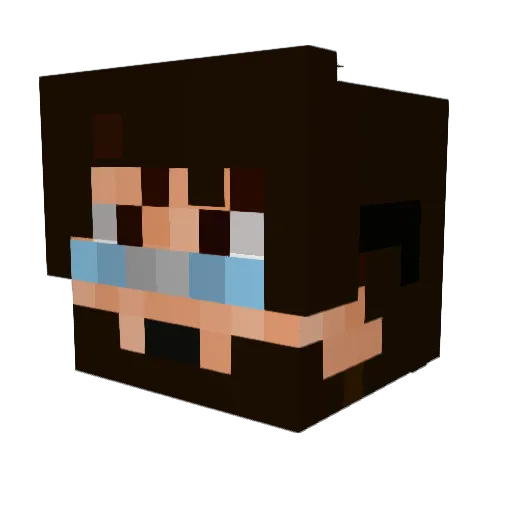 Cfactor98 Minecraft avatar head, 3D render