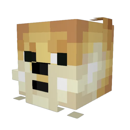 Cgarcia234 Minecraft avatar head, 3D render