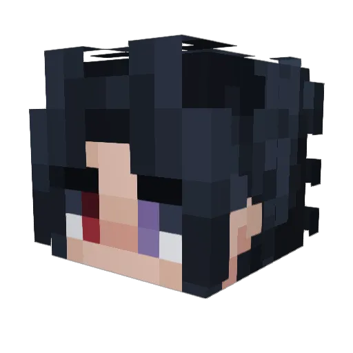 Cghn_K Minecraft avatar head, 3D render