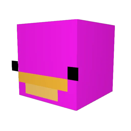 Cgull64 Minecraft avatar head, 3D render