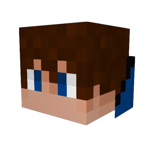 Cguy13 Minecraft avatar head, 3D render