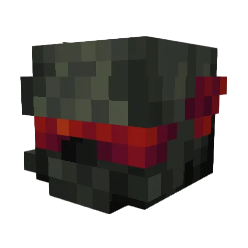 Ch00105 Minecraft avatar head, 3D render