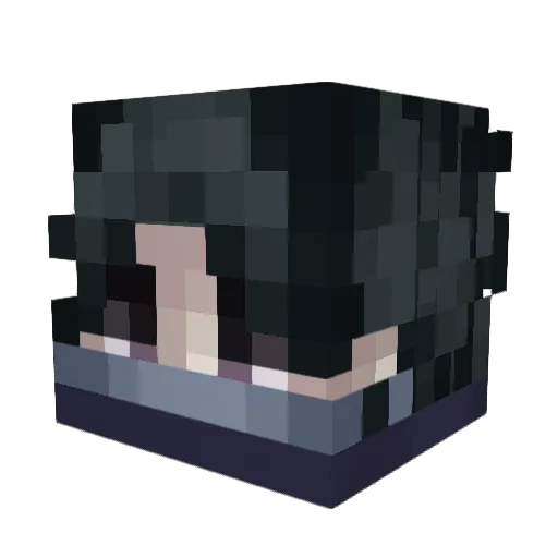 Ch0ckyW0cky Minecraft avatar head, 3D render