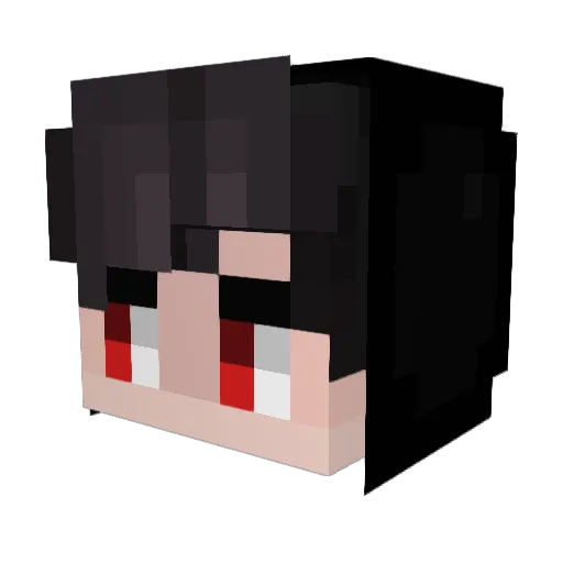 Ch0selyy Minecraft avatar head, 3D render
