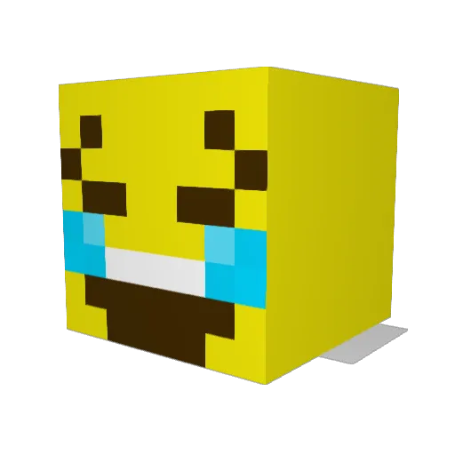 Ch1ef Minecraft avatar head, 3D render
