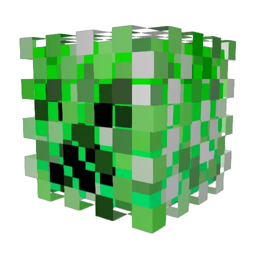 Ch33ky424 Minecraft avatar head, 3D render