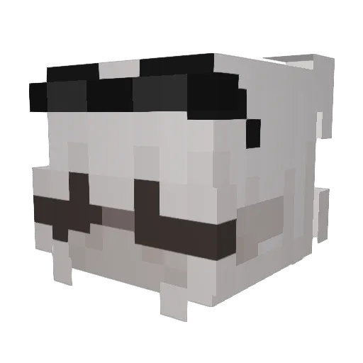 Ch33kyy Minecraft avatar head, 3D render