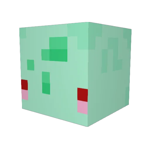 Ch33zeBallz Minecraft avatar head, 3D render
