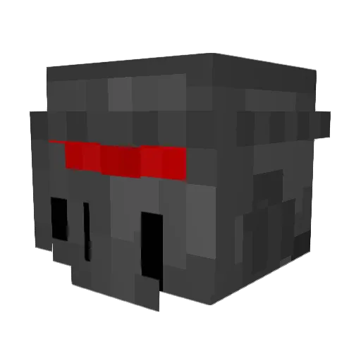 Ch3rryBomber Minecraft avatar head, 3D render