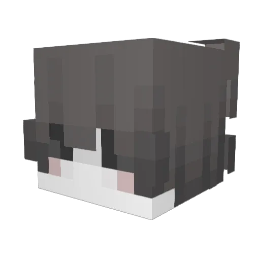 Ch3rryGu7z Minecraft avatar head, 3D render