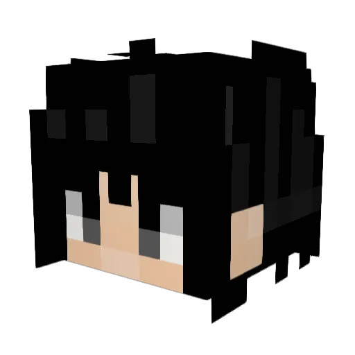 Ch3sly Minecraft avatar head, 3D render