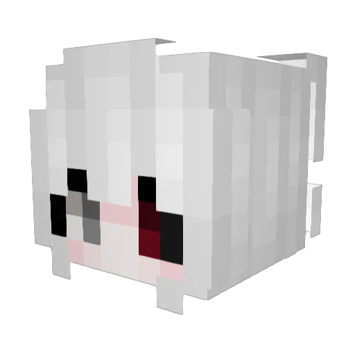 Ch4mpionWRLD Minecraft avatar head, 3D render