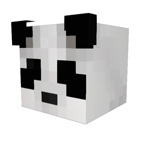 Ch4rl130 Minecraft avatar head, 3D render