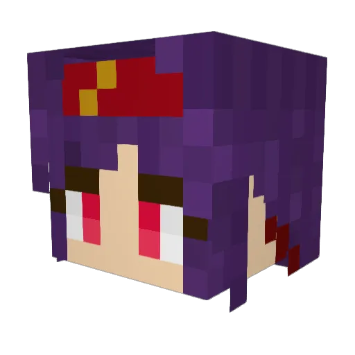 ChAWPoLOL Minecraft avatar head, 3D render
