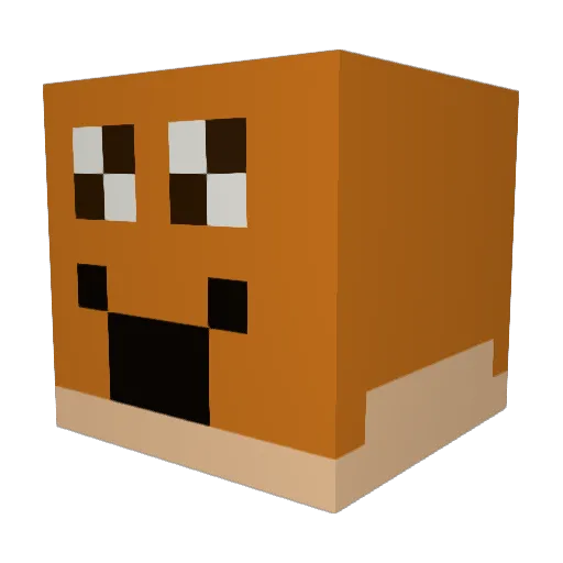 ChEuK04 Minecraft avatar head, 3D render