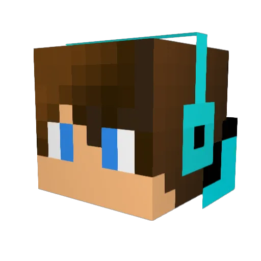 ChMoosmayer Minecraft avatar head, 3D render