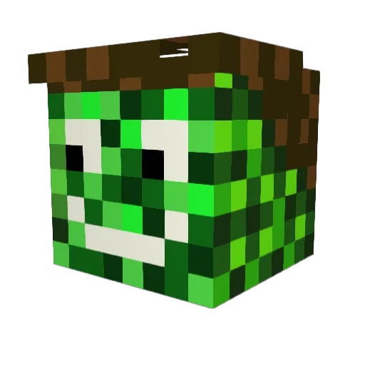 ChPvP Minecraft avatar head, 3D render