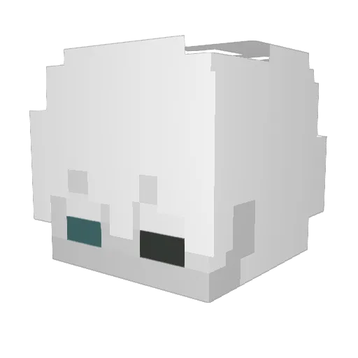 ChU4c Minecraft avatar head, 3D render
