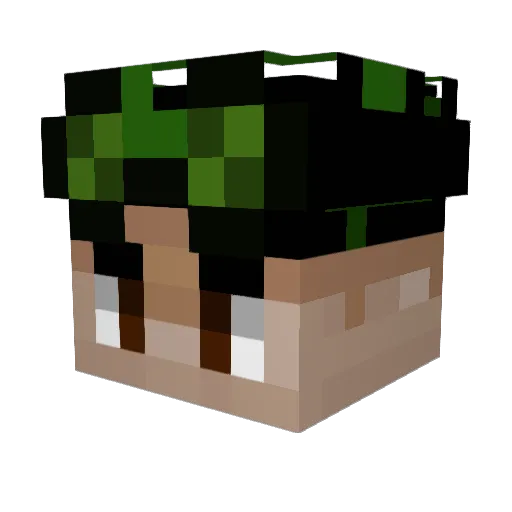 ChUkYSpAiN666 Minecraft avatar head, 3D render