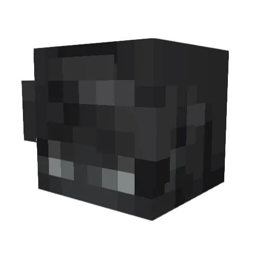 ChaCha_Slide Minecraft avatar head, 3D render