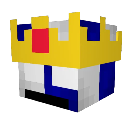 Chaaaaaaad Minecraft avatar head, 3D render