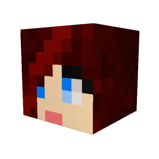 ChaayaDaRangar Minecraft avatar head, 3D render