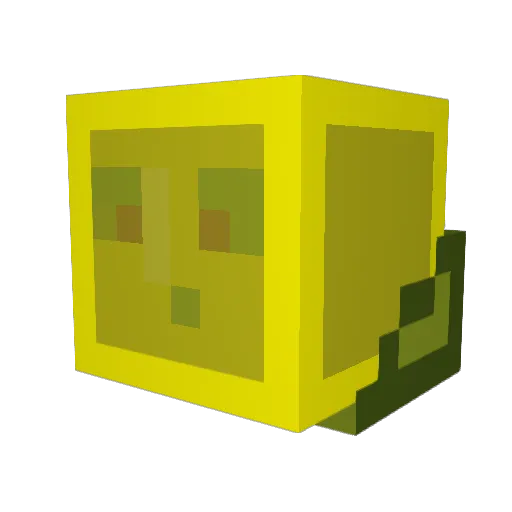 Chabisuke Minecraft avatar head, 3D render