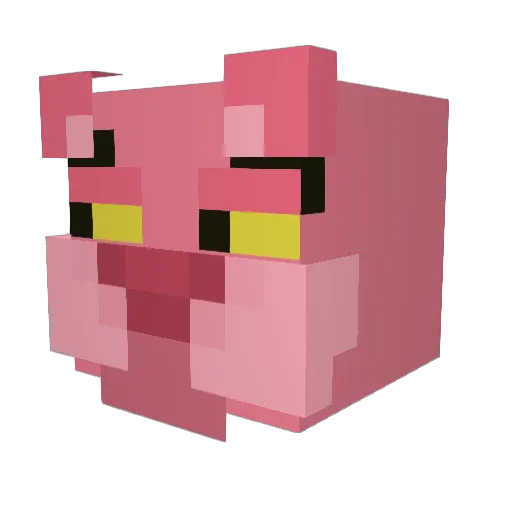 Chacalosooo Minecraft avatar head, 3D render